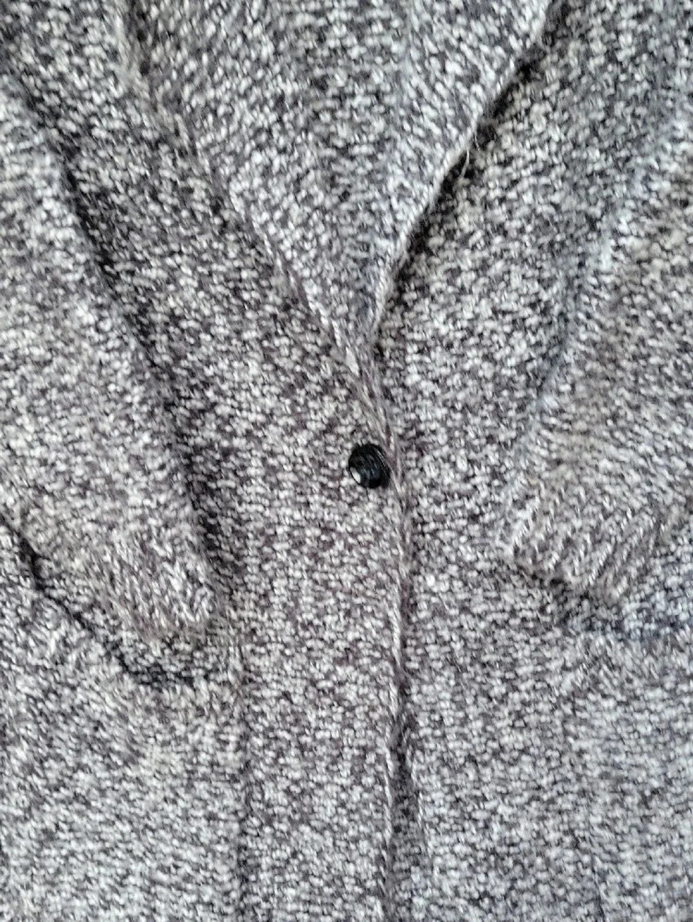 Dex Marled Black & White Long Cardigan Sweater - Picture 6 of 7